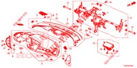 INSTRUMENTEN PANEEL BOVEN (LH) voor Honda CIVIC 1.0 EXECUTIVE NAVI 5 deuren CVT versnellingsbak 2017