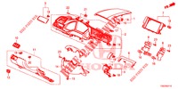 INSTRUMENTEN AFWERKING (COTE DE CONDUCTEUR) (LH) voor Honda CIVIC 1.0 EXCLUSIVE NAVI 5 deuren 6-versnellings handgeschakelde versnellingsbak 2017