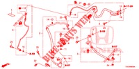 AIRCONDITIONER (FLEXIBLES/TUYAUX) (1,0 L) (LH) voor Honda CIVIC 1.0 EXCLUSIVE NAVI 5 deuren CVT versnellingsbak 2017