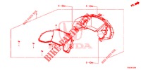 SNELHEIDSMETER  voor Honda CIVIC 1.0 EXCLUSIVE NAVI 5 deuren CVT versnellingsbak 2017