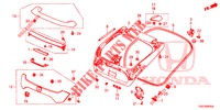 ACHTERKLEP PANEEL(2DE)  voor Honda CIVIC  1.0 ENTRY 5 deuren 6-versnellings handgeschakelde versnellingsbak 2018