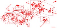 INSTRUMENTEN PANEEL BOVEN (LH) voor Honda CIVIC  1.0 ENTRY 5 deuren 6-versnellings handgeschakelde versnellingsbak 2018