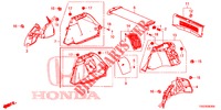 KOFFERBAK ZIJ BEKLEDING  voor Honda CIVIC  1.0 ENTRY 5 deuren 6-versnellings handgeschakelde versnellingsbak 2018