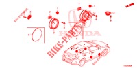 ANTENNE/LUIDSPREKER  voor Honda CIVIC 1.0 MID 5 deuren 6-versnellings handgeschakelde versnellingsbak 2018