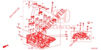 CILINDERKOP (1,0 L) voor Honda CIVIC 1.0 MID 5 deuren 6-versnellings handgeschakelde versnellingsbak 2018