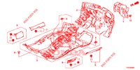 VLOERMAT/ISOLATOR  voor Honda NSX 3.5 FIF 2 deuren DCT 2019