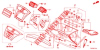 INSTRUMENTEN AFWERKING (COTE DE PASSAGER) (LH) voor Honda CIVIC 1.8 EXECUTIVE TUNER LESS 5 deuren 5-traps automatische versnellingsbak 2013