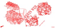 MOTOR MONTAGE/VERSNELLINGSBAKSAMENSTEL (1.8L) voor Honda CIVIC 1.8 EXECUTIVE TUNER LESS 5 deuren 5-traps automatische versnellingsbak 2013