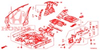 VLOER/BINNEN PANELEN  voor Honda CIVIC 1.8 EXECUTIVE TUNER LESS 5 deuren 5-traps automatische versnellingsbak 2013