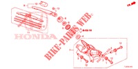 ACHTER RUITEWISSER  voor Honda ACCORD TOURER 2.0 S 5 deuren 6-versnellings handgeschakelde versnellingsbak 2015