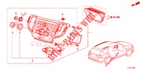 CENTER MODULE (NAVIGATION) voor Honda ACCORD TOURER 2.0 S 5 deuren 6-versnellings handgeschakelde versnellingsbak 2015