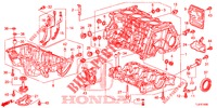 CILINDERBLOK/OLIEPAN (2.0L) voor Honda ACCORD TOURER 2.0 S 5 deuren 6-versnellings handgeschakelde versnellingsbak 2015
