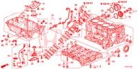 CILINDERBLOK/OLIEPAN (2.4L) voor Honda ACCORD TOURER 2.0 S 5 deuren 6-versnellings handgeschakelde versnellingsbak 2015