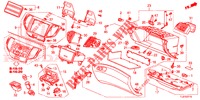 INSTRUMENTEN AFWERKING (COTE DE PASSAGER) (LH) voor Honda ACCORD TOURER 2.0 S 5 deuren 6-versnellings handgeschakelde versnellingsbak 2015