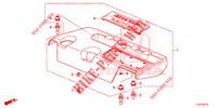 MOTOR AFDEKKING (DIESEL) voor Honda ACCORD TOURER 2.0 S 5 deuren 6-versnellings handgeschakelde versnellingsbak 2015