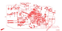 MOTOR BEDRADINGSBUNDEL (2.0L) voor Honda ACCORD TOURER 2.0 S 5 deuren 6-versnellings handgeschakelde versnellingsbak 2015
