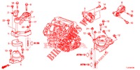 MOTOR BEVESTIGINGEN (DIESEL) (AT) voor Honda ACCORD TOURER 2.0 S 5 deuren 6-versnellings handgeschakelde versnellingsbak 2015