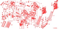 PEDAAL (LH) voor Honda ACCORD TOURER 2.0 S 5 deuren 6-versnellings handgeschakelde versnellingsbak 2015