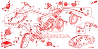 RADIO ANTENNE/LUIDSPREKER (LH) voor Honda ACCORD TOURER 2.0 S 5 deuren 6-versnellings handgeschakelde versnellingsbak 2015