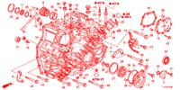 TRANSMISSIE HUIS (DIESEL) voor Honda ACCORD TOURER 2.0 S 5 deuren 6-versnellings handgeschakelde versnellingsbak 2015
