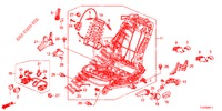 V. ZITTING COMPONENTEN (G.) (HAUTEUR MANUELLE) voor Honda ACCORD TOURER 2.0 S 5 deuren 6-versnellings handgeschakelde versnellingsbak 2015