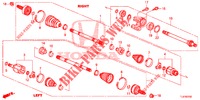 VOOR AANDRIJFAS/HALVE AS (DIESEL) voor Honda ACCORD TOURER 2.0 S 5 deuren 6-versnellings handgeschakelde versnellingsbak 2015