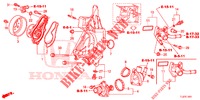 WATERPOMP/THERMOSTAAT (2.4L) voor Honda ACCORD TOURER 2.0 S 5 deuren 6-versnellings handgeschakelde versnellingsbak 2015
