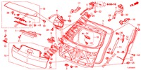 ACHTERKLEP (PUISSANCE) voor Honda ACCORD TOURER 2.0 EXECUTIVE 5 deuren 5-traps automatische versnellingsbak 2015