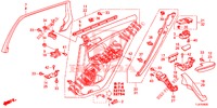 ACHTER PORTIER VOERING(4DE)  voor Honda ACCORD TOURER 2.0 S 5 deuren 5-traps automatische versnellingsbak 2015