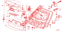 ACHTERKLEP PANEEL(2DE)  voor Honda ACCORD TOURER 2.0 S 5 deuren 5-traps automatische versnellingsbak 2015
