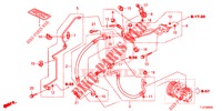 AIRCONDITIONER (FLEXIBLES/TUYAUX) (2.0L) (LH) voor Honda ACCORD TOURER 2.0 S 5 deuren 5-traps automatische versnellingsbak 2015