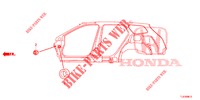 DOORVOERTULLE (LATERAL) voor Honda ACCORD TOURER 2.0 S 5 deuren 5-traps automatische versnellingsbak 2015