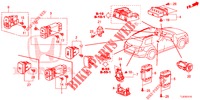 SCHAKELAAR (LH) voor Honda ACCORD TOURER 2.0 S 5 deuren 5-traps automatische versnellingsbak 2015
