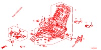 V. ZITTING COMPONENTEN (D.) (SIEGE REGLAGE MANUEL) voor Honda ACCORD TOURER 2.0 S 5 deuren 5-traps automatische versnellingsbak 2015