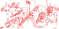 VOOR PORTIER SLOTEN/BUITEN HENDEL  voor Honda ACCORD TOURER 2.0 S 5 deuren 5-traps automatische versnellingsbak 2015