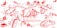 RADIO ANTENNE/LUIDSPREKER (LH) voor Honda ACCORD TOURER S 5 deuren 6-versnellings handgeschakelde versnellingsbak 2015