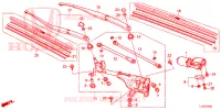 VOOR RUITESPROEIER (LH) voor Honda ACCORD TOURER S 5 deuren 6-versnellings handgeschakelde versnellingsbak 2015