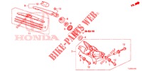 ACHTER RUITEWISSER  voor Honda ACCORD TOURER DIESEL 2.2 COMFORT 5 deuren 5-traps automatische versnellingsbak 2015