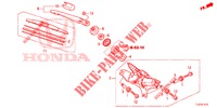 ACHTER RUITEWISSER  voor Honda ACCORD TOURER DIESEL 2.2 ELEGANCE 5 deuren 6-versnellings handgeschakelde versnellingsbak 2015