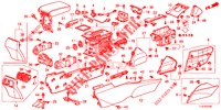 CONSOLE (LH) voor Honda ACCORD TOURER DIESEL 2.2 ELEGANCE 5 deuren 6-versnellings handgeschakelde versnellingsbak 2015