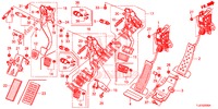 PEDAAL (LH) voor Honda ACCORD TOURER DIESEL 2.2 ELEGANCE 5 deuren 6-versnellings handgeschakelde versnellingsbak 2015