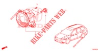 MISTLAMP  voor Honda ACCORD TOURER DIESEL 2.2 ELEGANCE PACK 5 deuren 5-traps automatische versnellingsbak 2015