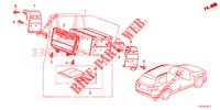 AUDIO UNIT (NAVIGATION) voor Honda ACCORD TOURER DIESEL 2.2 LUXURY 5 deuren 6-versnellings handgeschakelde versnellingsbak 2015