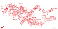 EGR KLEP (DIESEL) voor Honda ACCORD TOURER DIESEL 2.2 LUXURY 5 deuren 6-versnellings handgeschakelde versnellingsbak 2015