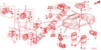SCHAKELAAR (LH) voor Honda ACCORD TOURER 2.0 ELEGANCE PACK 5 deuren 6-versnellings handgeschakelde versnellingsbak 2014