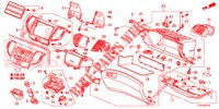 INSTRUMENTEN AFWERKING (COTE DE PASSAGER) (LH) voor Honda ACCORD TOURER 2.0 ELEGANCE PACK 5 deuren 5-traps automatische versnellingsbak 2014