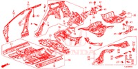VLOER/BINNEN PANELEN  voor Honda ACCORD TOURER 2.0 ELEGANCE PACK 5 deuren 5-traps automatische versnellingsbak 2014