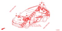 BEDRADINGSBUNDEL (2) (LH) voor Honda ACCORD TOURER 2.4 S 5 deuren 5-traps automatische versnellingsbak 2014