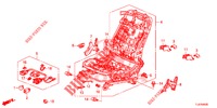 V. ZITTING COMPONENTEN (D.) (SIEGE REGLAGE MANUEL) voor Honda ACCORD TOURER 2.4 S 5 deuren 5-traps automatische versnellingsbak 2014