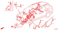 BEDRADINGSBUNDEL (1) (LH) voor Honda ACCORD TOURER 2.0 ELEGANCE 5 deuren 6-versnellings handgeschakelde versnellingsbak 2013